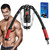SoftGym Twister Arm Chest Trainer Exerciser Workout Equipment,Adjustable 22-470lbs Hydraulic Power,Home Chest Expander Machine,Home Gym Workout Equipment for Upper Body Strength Training-Red