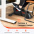 Sunny Health & Fitness Dual-Function Under-Desk Mini Bike, Portable Cardio Peddler in Home & Office, Indoor Arm / Leg Cycle Machine, Pedal Exerciser for Seniors, Free SunnyFit App Bluetooth Connection