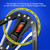 EAST MOUNT Twister Arm Exerciser - Adjustable 22-440lbs Hydraulic Power, Home Chest Expander, Shoulder Muscle Training Fitness Equipment, Arm Enhanced Exercise Strengthener. Yellow