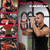Vanlgs Twister Arm Trainer for Men, Chest Workout Equipment 5-Level Adjustable (40-130lb) with Ergonomic 27° Targets Biceps/Clip/Thigh, Portable Exerciser for Home Gym Travel Fitness, Red