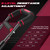 Vanlgs Twister Arm Trainer for Men, Chest Workout Equipment 5-Level Adjustable (40-130lb) with Ergonomic 27° Targets Biceps/Clip/Thigh, Portable Exerciser for Home Gym Travel Fitness, Red