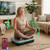 Vibration Plate Exercise Machine: TISSCARE Vibrating Plates for Weight Loss and Lymphatic Drainage, 400lbs Shake Plate Whole Body Workout Platform for Home Fitness Fat Burner Gifts（Green）