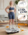 Zoomsnail Vibration Plate Exercise Machine, 8000 Vibrations/min Adjustable Fitness Platform, 400 Lbs Capacity Whole Body Workout Extra Large Size Platform with Bluetooth for Weight Loss, Women & Men