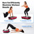 MERACH Vibration Plate Exercise Machine, Curved Vibration Plate for Lymphatic Drainage Weight Loss, Vibrating Plate with Real-Time Calorie Tracking on LED Display, Workout Equipment for Home Women Men