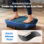 MERACH Vibration Plate Exercise Machine, Curved Vibration Plate for Lymphatic Drainage Weight Loss, Vibrating Plate with Real-Time Calorie Tracking on LED Display, Workout Equipment for Home Women Men
