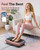 WATEYA Vibration Plate Exercise Machine Vibrating Platform for Fun Lymphatic Drainage and Weight Loss, Vibrant Home Workout Equipment with 1-200 Speeds, Stylish Fitness Gear (Pink)