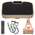 WATEYA Vibration Plate Exercise Machine Vibration for Lymphatic Drainage Fitness Equipment for Strength Toning Premium Home Workout Equipment with 1-200 Speed Settings for Fitness (Gold)