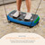 Lifepro Rumblex 4D Curved Vibration Plate Exercise Machine — Triple Motor, 7 Modes & 60 Speeds Vibrating Platform Machine — Full Body Vibration Plate for Lymphatic Drainage & at Home Workout