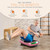 Lifepro Rumblex 4D Curved Vibration Plate Exercise Machine — Triple Motor, 7 Modes & 60 Speeds Vibrating Platform Machine — Full Body Vibration Plate for Lymphatic Drainage & at Home Workout