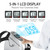 Mini Exercise Bike, AGM Under Desk Bike Pedal Exerciser Foot Cycle Arm & Leg Peddler Exerciser Machine with LCD Screen Displays (Silver)