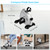 Mini Exercise Bike, AGM Under Desk Bike Pedal Exerciser Foot Cycle Arm & Leg Peddler Exerciser Machine with LCD Screen Displays (Silver)