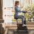 FLEXISPOT Exercise Bike with 2D Desktop, Space Saving Under Desk Bike with Removable Desk, Stationary Bikes Upright Indoor Bikes with 8 Level Magnetic Resistance Upgraded Pro Flywheel, V9 Black