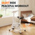 FLEXISPOT Exercise Bike with 2D Desktop, Space Saving Under Desk Bike with Removable Desk, Stationary Bikes Upright Indoor Bikes with 8 Level Magnetic Resistance Upgraded Pro Flywheel, V9 White