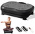 XIHEIMA Vibration Plate Exercise Machine for Lymphatic Drainage, Whole Body Fitness Workout Equipment Stand Shake Board Sport Gym for Weight Loss Fat Burner for Women Men (Black)