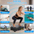 XIHEIMA Vibration Plate Exercise Machine for Lymphatic Drainage, Whole Body Fitness Workout Equipment Stand Shake Board Sport Gym for Weight Loss Fat Burner for Women Men (Black)