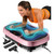 Vibration Plate Exercise Machine for Weight Loss and Lymphatic Drainage - 330lb Vibrating Platform for Home Gym Workout, Full Body Shaker Pilates Equipment with 2 Bands for Women and Men - Pink