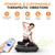 Taevno Vibration Plate Exercise Machine 450 Lbs Capacity, 199 Speeds Workout Vibrating Plate for Lymphatic Drainage Weight Loss, Full Body Shake Platform Machines for Women Men (Soft Black)
