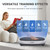 EILISON FitMaxx 3D XL Vibration Plate Exercise Machine - Whole Body Workout Vibration Platform w/Loop Bands - Lymphatic Drainage Machine for Weight Loss, Shaping, Recovery (Fitmaxx Silver)
