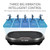 EILISON FitMaxx 3D XL Vibration Plate Exercise Machine - Whole Body Workout Vibration Platform w/Loop Bands - Lymphatic Drainage Machine for Weight Loss, Shaping, Recovery (Fitpro Black)