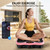 Vibration Plate Exercise Machine, 130 Levels Shake Fitness Vibrating Platform for Lymphatic Drainage Weight Loss, Bluetooth Fat Burner for Women Men, Pink