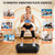 Vibration Plate Exercise Machine, Vibration Plate for Lymphatic Drainage Weight Loss, 130 Levels Vibrating Plate with Knee Pads Bluetooth, Shake Plate with 450 Lbs Capacity Full Body Workout Equipment