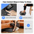 Vibration Plate Exercise Machine, Vibrating Fitness Platform for Lymphatic Drainage, Full Body Shaker Workout Equipment, Bluetooth Power Shaping Vibrate Plate, Board Sport for Home Exercise Gym, Black