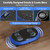 Vibration Plate Exercise Machine, Vibrating Fitness Platform for Lymphatic Drainage, Full Body Shaker Workout Equipment, Bluetooth Power Shaping Vibrate Plate, Board Sport for Home Exercise Gym, Blue