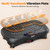 AXV Vibration Plate Fitness Platform Exercise Machine Vibrating Shaking Full Body Shaker Workout Vibrate Stand Shake Board Sport for Weight Loss Fat Burner for Gym Home Office