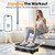 AXV Vibration Plate Fitness Platform Exercise Machine Vibrating Shaking Full Body Shaker Workout Vibrate Stand Shake Board Sport for Weight Loss Fat Burner for Gym Home Office