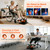 ESL Under Desk Elliptical - Portable Leg Exerciser with Pedal Strap for Seniors, Compact Seated Elliptical with Remote Control, LCD Display Electric Elliptical (New Black Style with 2 Pedal Straps)