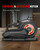 HARISON Under Desk Elliptical Machine with Multi-Functional LCD Display, Ellipse Leg Exerciser for Seniors with 12-Level Adjustable Speed and Resistance Bands