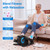 MERACH Under Desk Elliptical Machine, Leg Exerciser While Sitting for Seniors Adults Fully Assembled, Elliptical Exercise Machine Portable Electric Pedal with Remote Control&12 Auto Mode