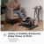 Sunny Health & Fitness Smart Under-Desk Elliptical Trainer, Mini Pedal Equipment for Senior Low-Profile Workout, Cycle Cardio Training at Home/Office, Free SunnyFit App Bluetooth Connect - SF-E324029