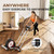 ANCHEER Elliptical Exercise Machine, Elliptical Machine for Home, Hyper-Quiet Smooth Magnetic Driving System, Elliptical Trainer with 15.5"-20" Stride, 350LBS Capacity with Multiple Resistance Levels