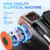 Under Desk Elliptical, Elliptical Leg Exerciser for Seniors, Home Portable Elliptical with Remote Control and 12 Adjustable Speeds, Electric Seated Pedal Exerciser
