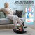 DUREXO Under Desk Elliptical, Leg Exerciser While Sitting for Seniors, Quiet Portable Electric Seated Pedal Exerciser with Remote Control and 12 Adjustable Speeds for Home Office