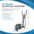 Stamina Elliptical Trainer 1704 - Elliptical Training Machine with Smart Workout App - Compact Standing Elliptical Machine for Home Workout - Up to 250 lbs Weight Capacity