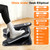 OLIXIS Under Desk Elliptical Machine, Portable Electric Seated Pedal Exerciser with Remote Control, 12 Adjustable Speeds, Manual & Auto Mode, Mini Ellipse Leg Trainer for Home & Office