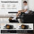 Under Desk Elliptical Machine, Electric Seated Pedal Exerciser, Quiet Leg Exerciser While Sitting for Seniors, Mini Portable Leg Exercise Machine with Remote, Adjustable 12-Speeds, Manual & Auto Mode