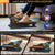 Under Desk Elliptical Machine, Electric Elliptical Exerciser for Senior, Quiet & Small Electric Seated Pedal Exerciser for Home with Monitor, Remote Control & 12 Adjustable Speeds (Orange)