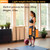 Under Desk Elliptical Machine, Electric Elliptical Exerciser for Senior, Quiet & Small Electric Seated Pedal Exerciser for Home with Monitor, Remote Control & 12 Adjustable Speeds (Orange)