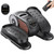 MERACH Under Desk Elliptical Machine, Leg Exerciser While Sitting for Seniors with Remote Control & 12-Speeds, Quiet Portable Electric Seated Pedal Exerciser Machine for Home Office (Black)