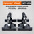 Uvedabul Pushup Brace and Plate, Suction Cup Brace for Exercise, Pectoral Muscle (Black)