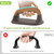 Lifeswell Push Up Bars – Ergonomic Pushup Handles for Floor Strength Training, Non-Slip Push-Up Stands with Soft Grip, Pushups Bars for Home Gym Workout, Light Brown