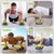 Lifeswell Push Up Bars – Ergonomic Pushup Handles for Floor Strength Training, Non-Slip Push-Up Stands with Soft Grip, Pushups Bars for Home Gym Workout, Neon Green