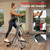 Sunny Health & Fitness Smart Air Walker Elliptical, Low-Impact 30-Inch Stride Home Glider Machine, Senior Cross Trainer for Indoor Cardio Exercise, Free SunnyFit App Bluetooth Connection- SF-E902SMART
