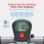 Sunny Health & Fitness Smart Air Walker Elliptical, Low-Impact 30-Inch Stride Home Glider Machine, Senior Cross Trainer for Indoor Cardio Exercise, Free SunnyFit App Bluetooth Connection- SF-E902SMART