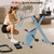 BARWING Folding Exercise Bike Stationary Bikes for Home，3 in 1Exercise Bikes for Seniors, Indoor Workout Bike Cycling Bike with 16-Level Adjustable Resistance,330LB Capacity(Grey)