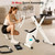 BARWING Folding Exercise Bike Stationary Bikes for Home，3 in 1Exercise Bikes for Seniors, Indoor Workout Bike Cycling Bike with 16-Level Adjustable Resistance,330LB Capacity(White)