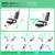 BARWING Stationary Exercise Bike for Home Workout, 5 IN 1 Foldable Indoor Cycling Bike for Seniors, 350LB Capacity, 16-Level Magnetic Resistance, Seat Backrest Adjustments